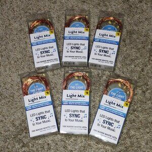 LED Light Mix Sync to your music. NIB/6 Packages NIB-Retail $48.00 + Tax.